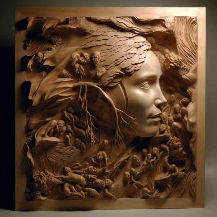 نموذج ثلاثي الأبعاد لآلة CNC 3D Art 